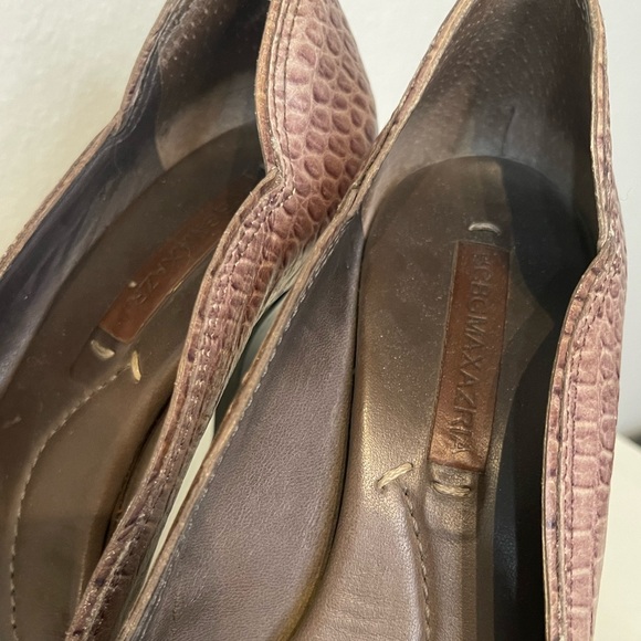 BCBGMAXAZRIA Snake Print Platform Pumps - Picture 4 of 6